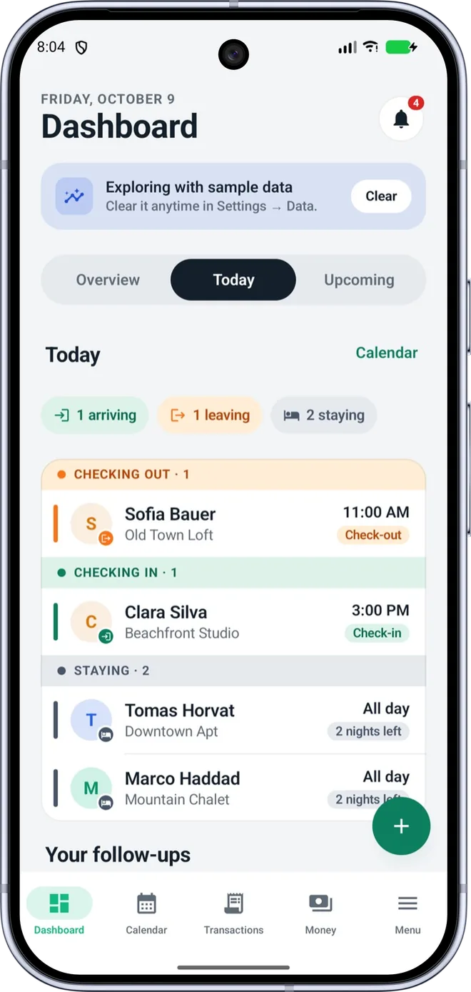 Today on Android: one arriving, one leaving, two staying